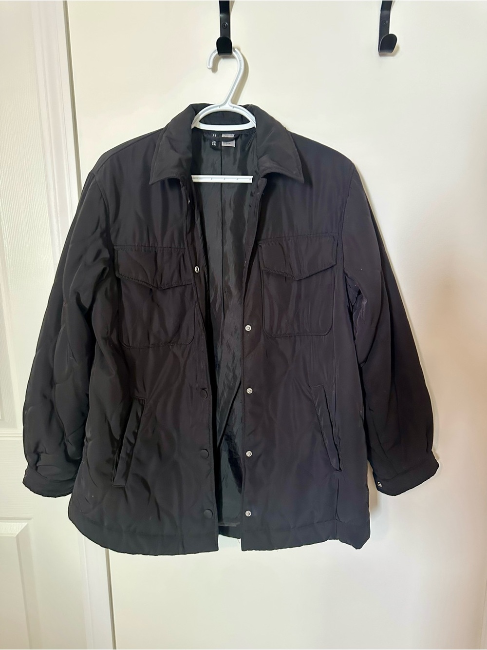Women’s Black Quilted Coat
